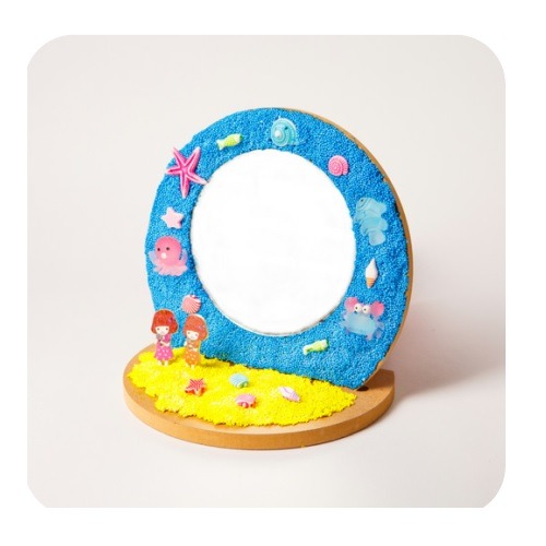 원형탁상거울만들기