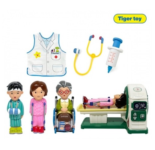 소프트치료병원놀이세트6p+MRI 1p