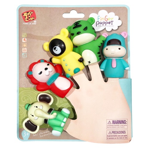 소프트손가락인형-야생동물5종