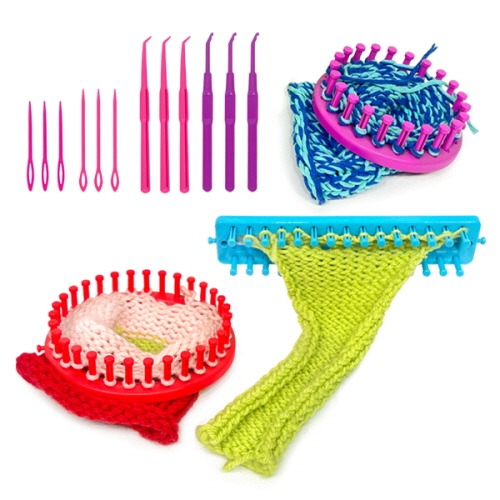 직조짜기세트3종(바늘9개+직조3개)