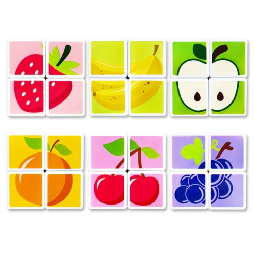 자석큐브 - 과일4p