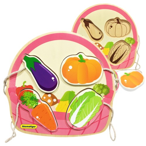 티거원목끈퍼즐-야채