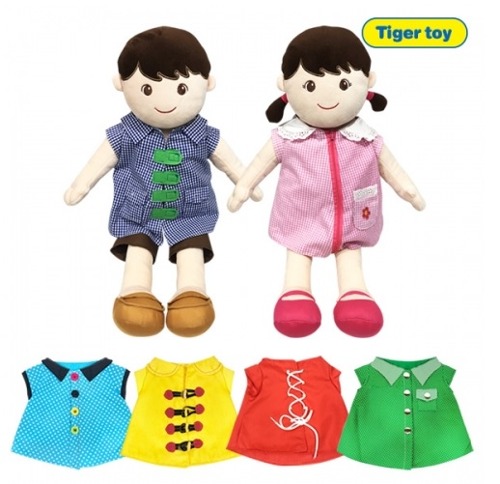 남여인형옷갈아입히기