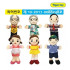 스판가족손인형6종