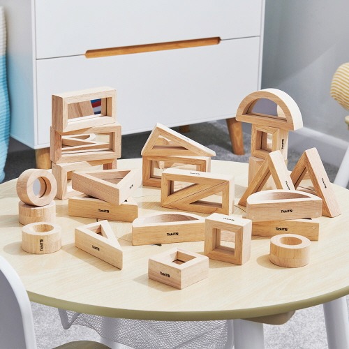 [Tickit]원목미러블록세트