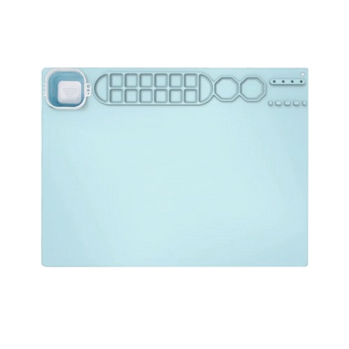 실리콘팔레트매트-블루