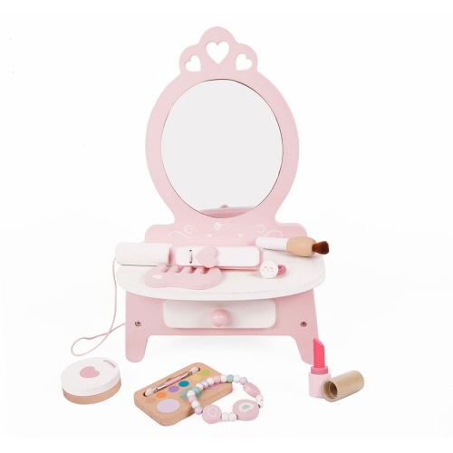 핑크거울공주화장대