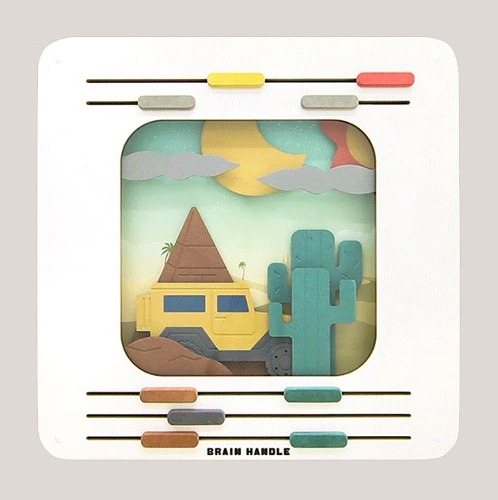 키네틱아트  사막