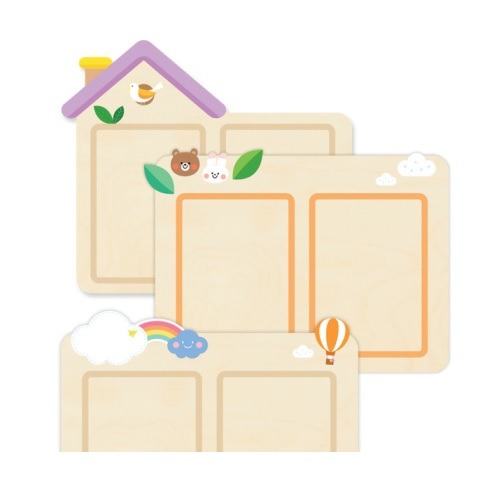 퍼니크A4꽂이2구게시판