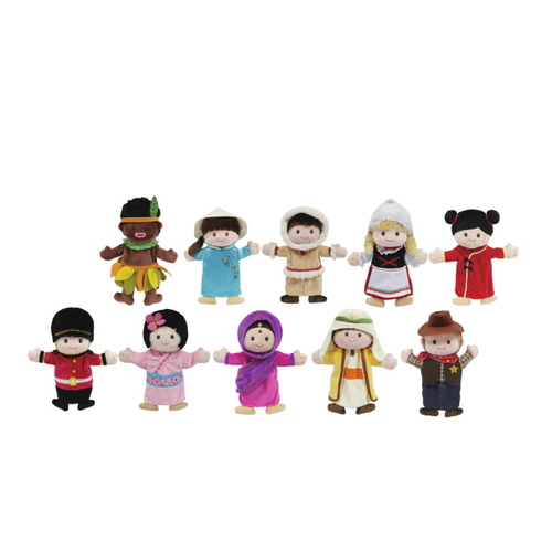 손인형세계여러나라세트10종