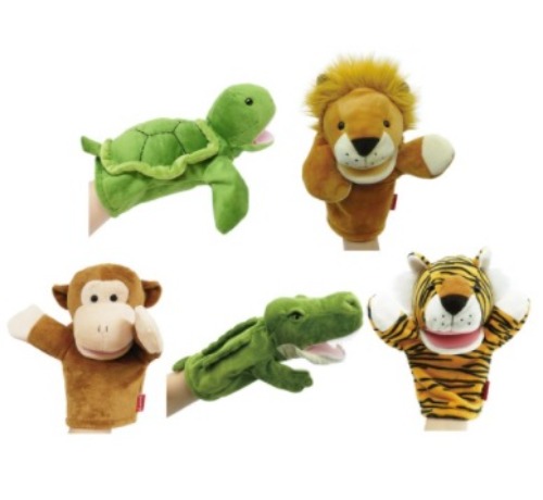 말하는손인형야생세트5종