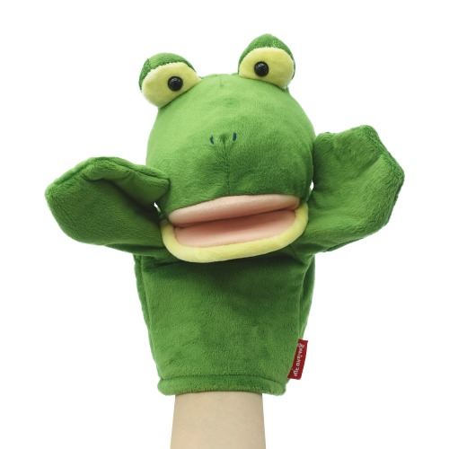 말하는손인형개구리