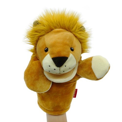 말하는손인형사자