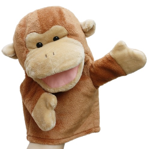 말하는손인형원숭이