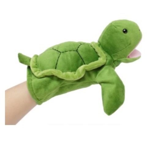 말하는손인형거북이