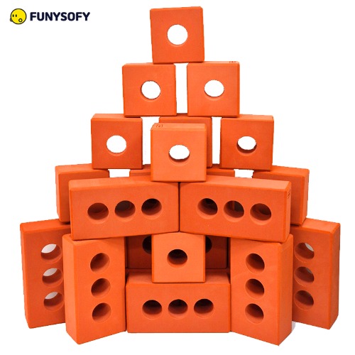 퍼니소피소프트종합건축가EVA벽돌블록34p(직육면체+정육면체)