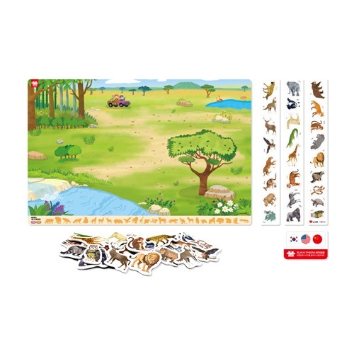 붙이고익히고버전2-동물의세계