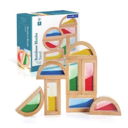 레인보우컬러샌드블록(모래)8pcs