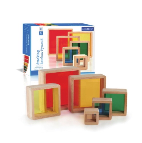 레인보우피라미드블록