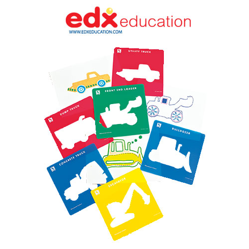 스텐실시리즈5중장비차량스텐실