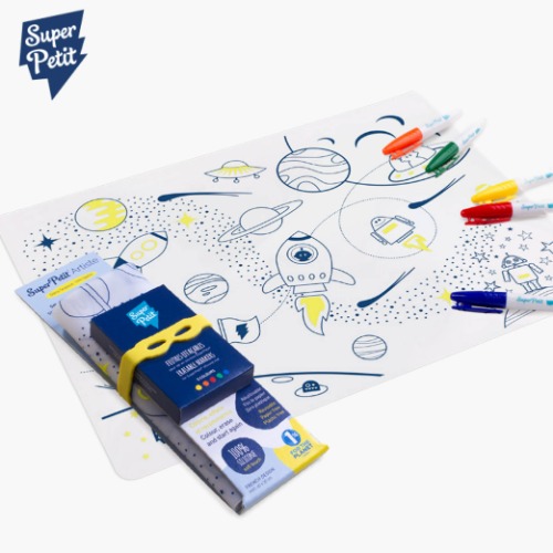 슈퍼쁘띠실리콘컬러링매트(우주)