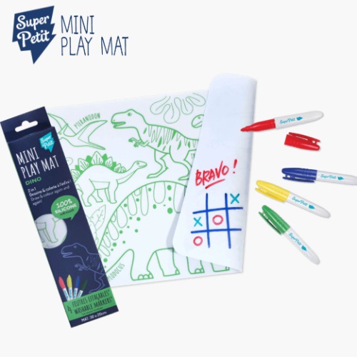 슈퍼쁘띠실리콘매트(미니)공룡