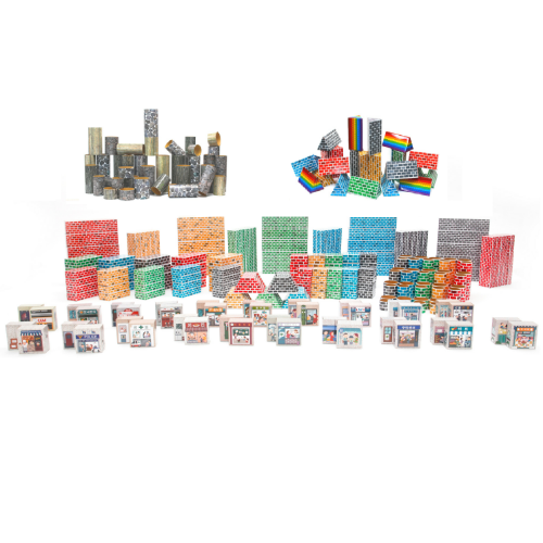 종이벽돌블록세트A