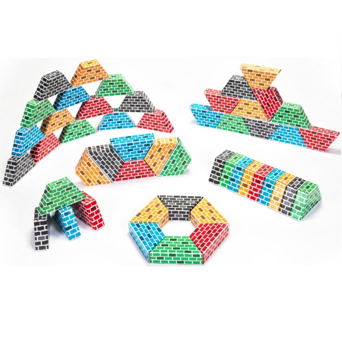 종이벽돌블록(사다리꼴)50