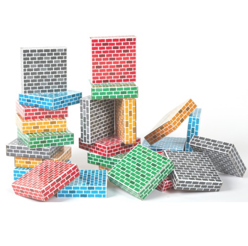 종이벽돌블록(넓은정사각)25