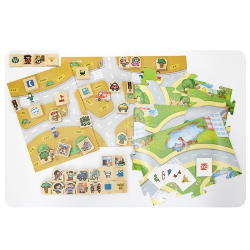 우리동네모습과표지판