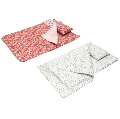 아기인형침구류세트(레드/화이트택1)