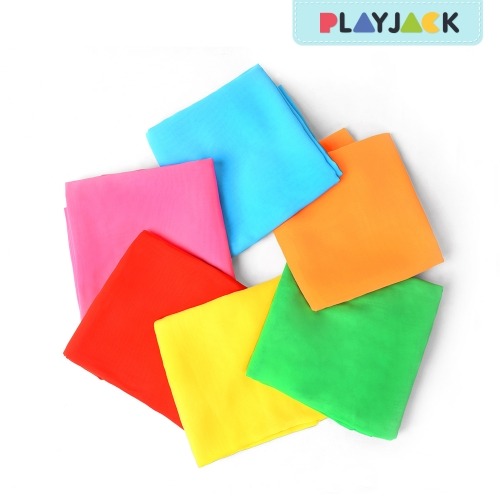 레인보우스카프6색(132x132cm)