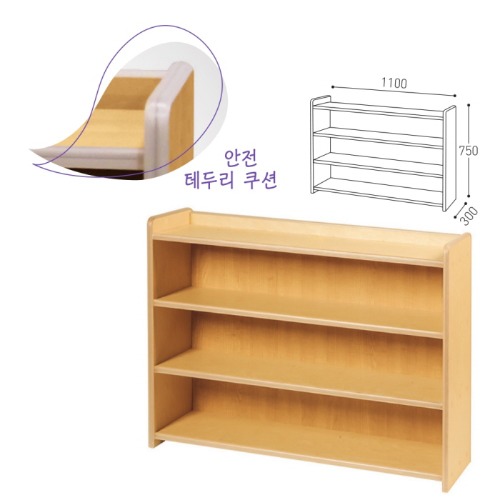 안전몰딩투명3단정리장(자작)