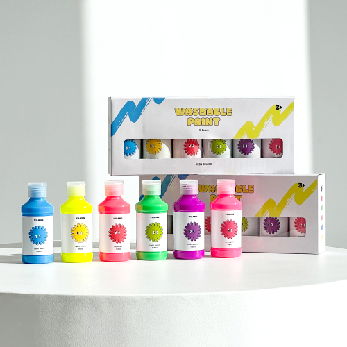 빌랑워셔블물감네온6색세트